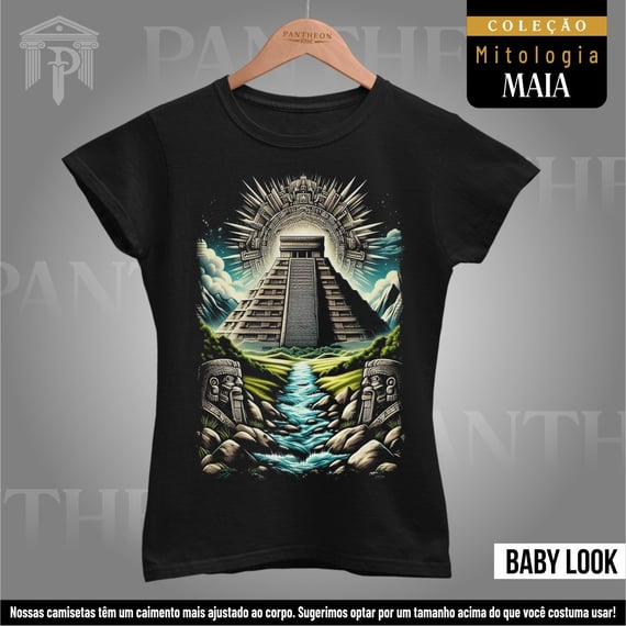 Baby Look - Pirâmide 01 (Mitologia Maia)
