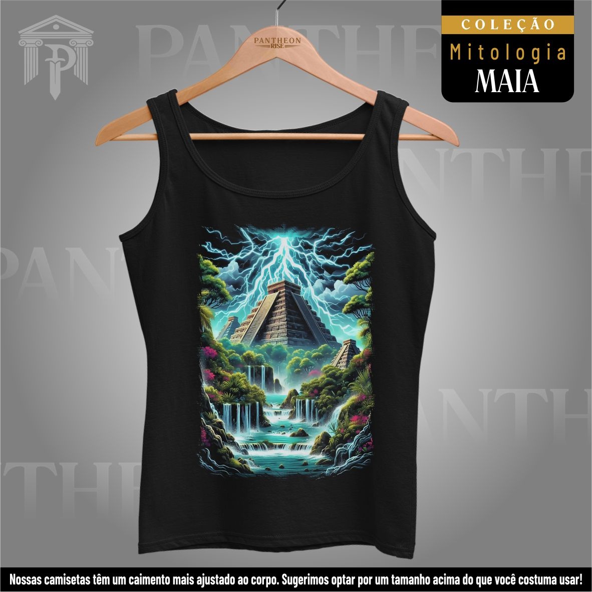 Nome do produto: Regata - Pirâmide 02 (Mitologia Maia)