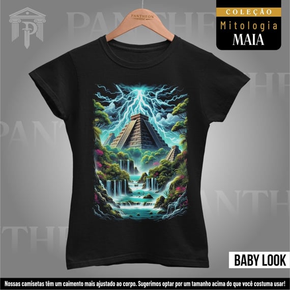 Baby Look - Pirâmide 02 (Mitologia Maia)