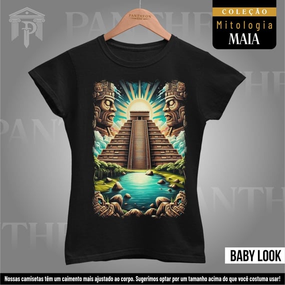 Baby Look - Pirâmide 03 (Mitologia Maia)