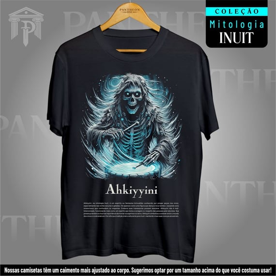 Camiseta Unissex - Deus Ahkiyyini (Mitologia Inuit)