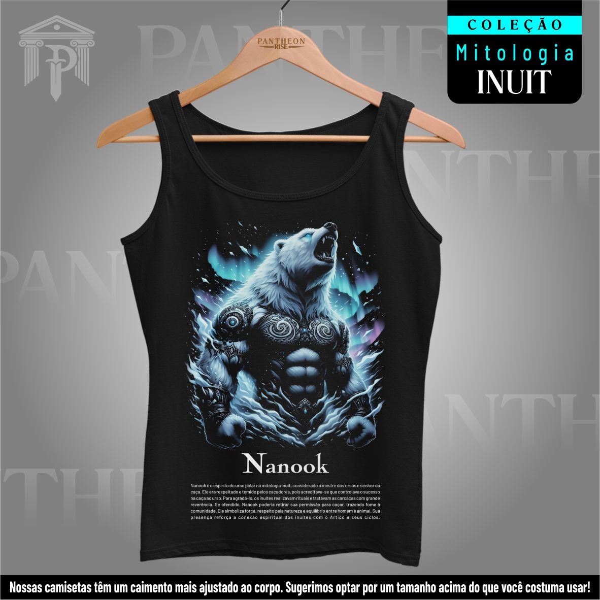 Nome do produto: Regata - Deus Nanook (Mitologia Inuit)