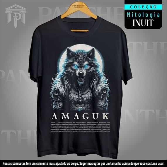 Camiseta Unissex - Deus Amaguk (Mitologia Inuit)