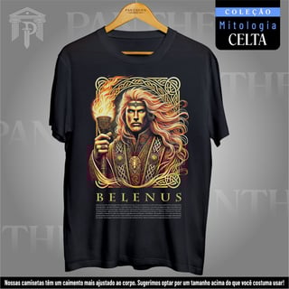 Camiseta Unissex - Deus Belenus (Mitologia Celta)