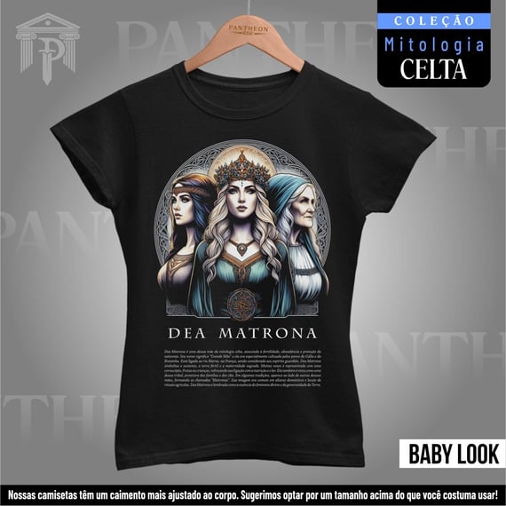 Baby Look - Deusa Dea Matrona (Mitologia Celta)