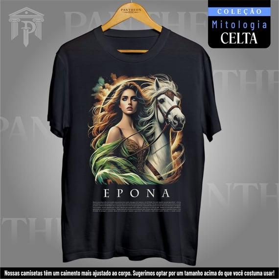 Camiseta Unissex - Deusa Epona (Mitologia Celta)