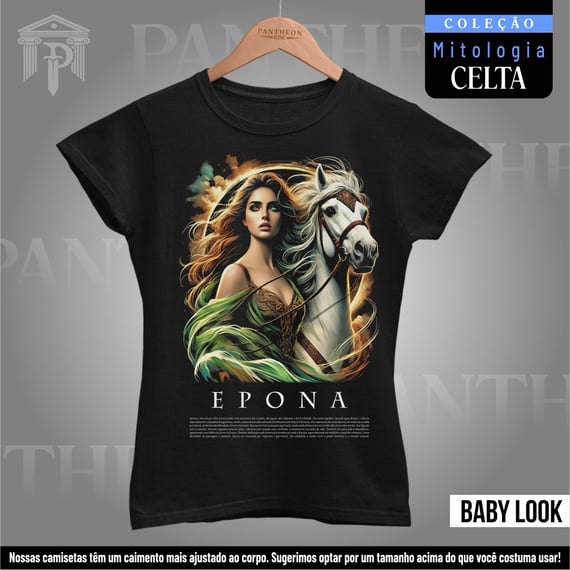 Baby Look - Deusa Epona (Mitologia Celta)