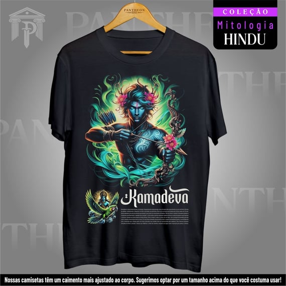 Camiseta Unissex - Deus Kamadeva (Mitologia Hindu)