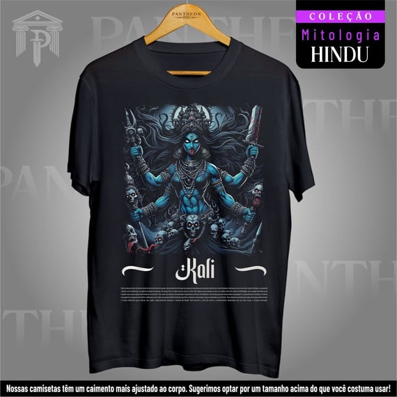 Camiseta Unissex - Deusa Kali (Mitologia Hindu)