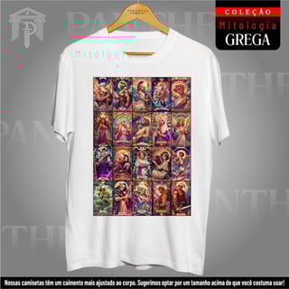 Camiseta Unissex - Deuses e Mitos Gregos (Mitologia Grega)