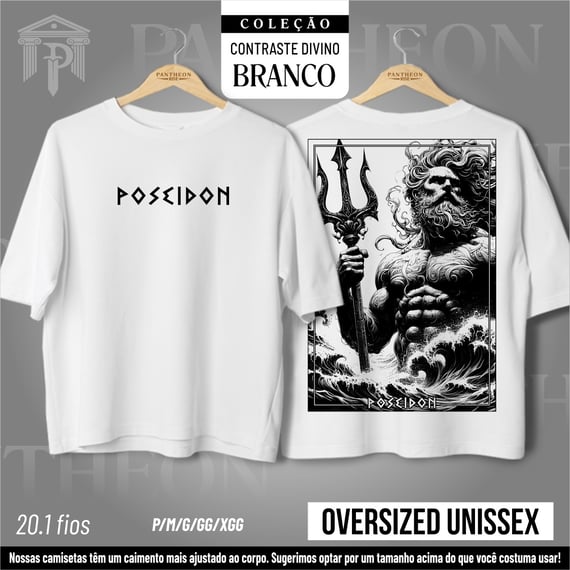 Oversized Unissex Frente e Costas - 
