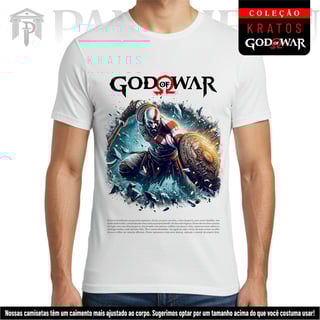 Nome do produto Camiseta Unissex God Of War - Kratos na Mitologia Nórdica