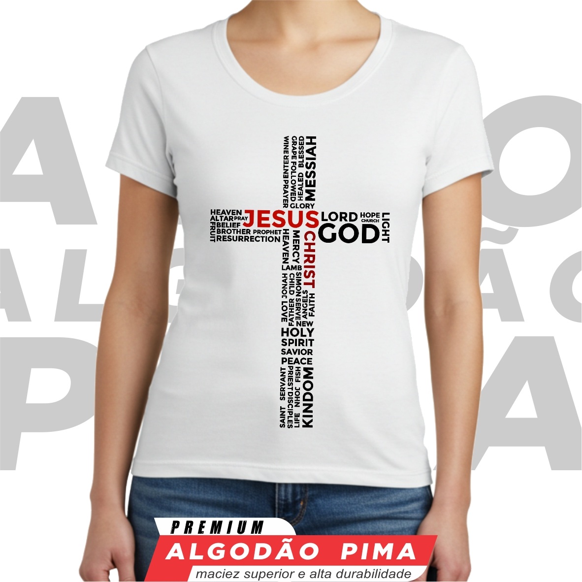 Nome do produto: Baby Long - Cruz de Adoração