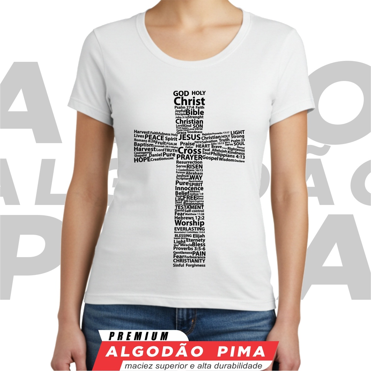 Nome do produto: Baby Long - Cruz Manifesto da Verdade