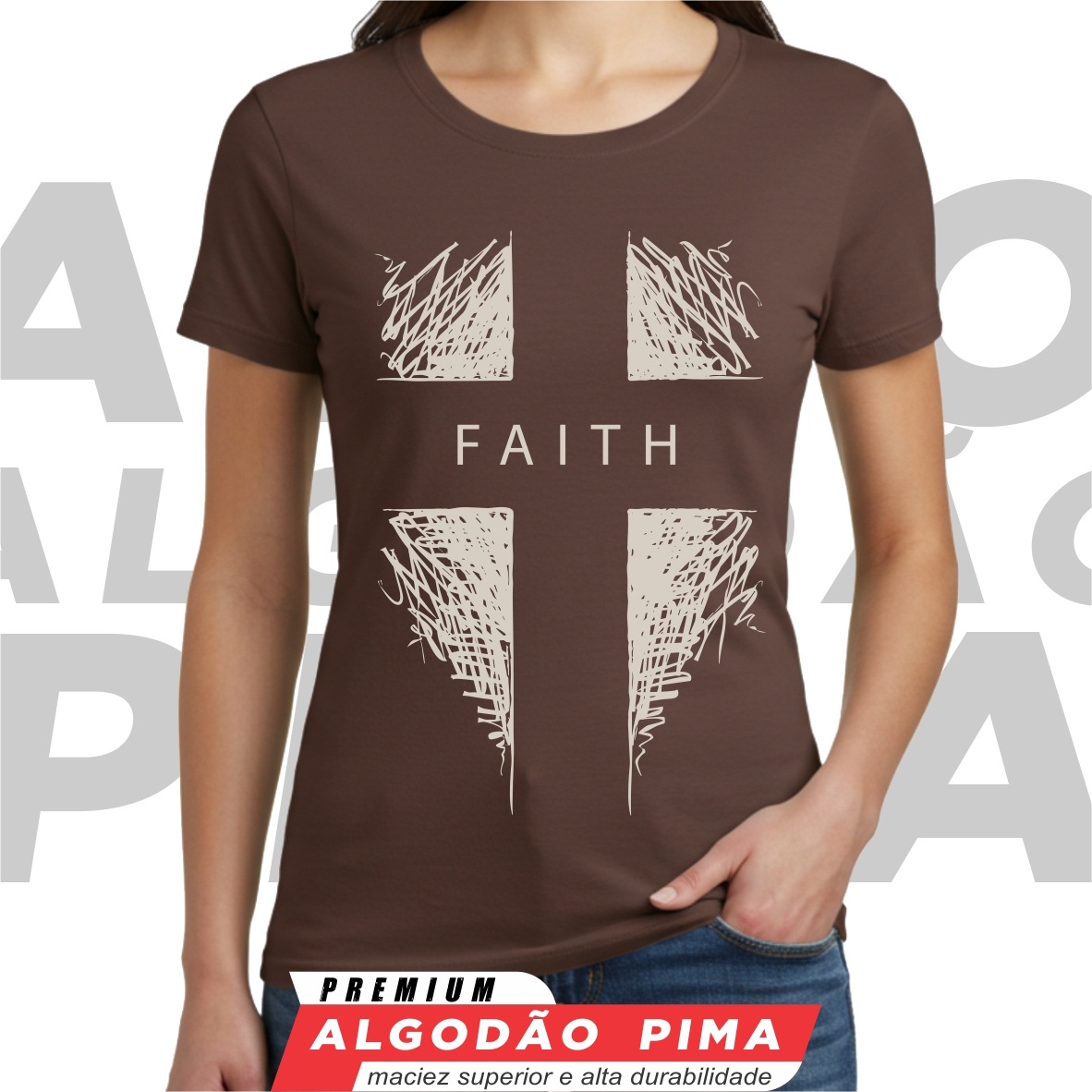 Nome do produto: Baby Long - Fé em Traços