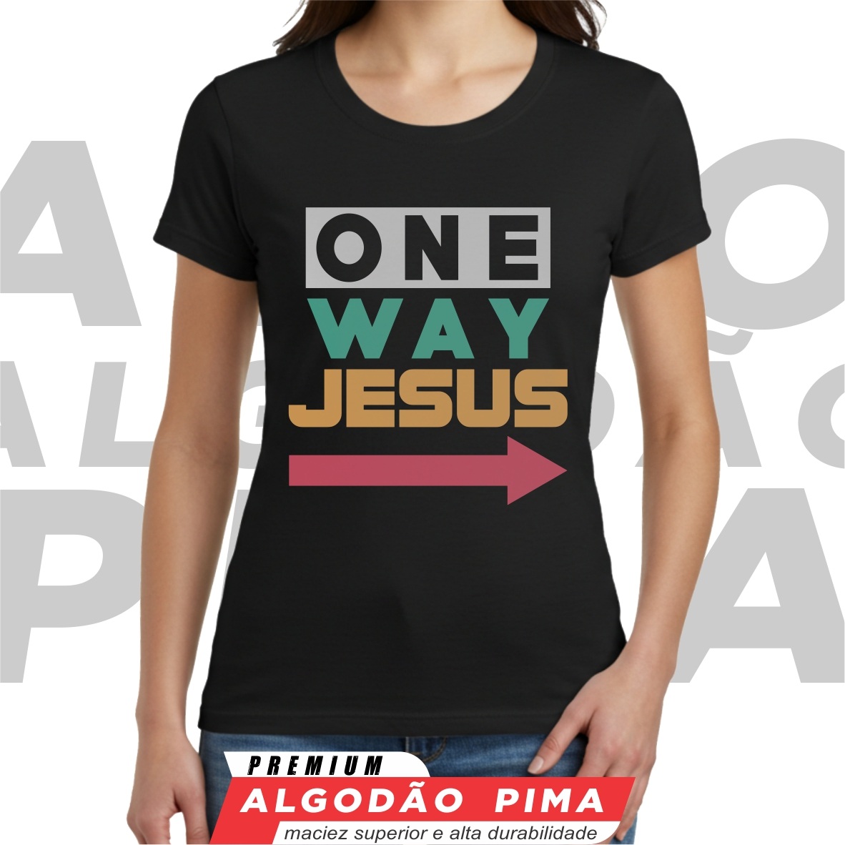 Nome do produto: Baby Long - One Way Jesus