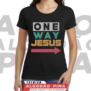 Nome do produto Baby Long - One Way Jesus
