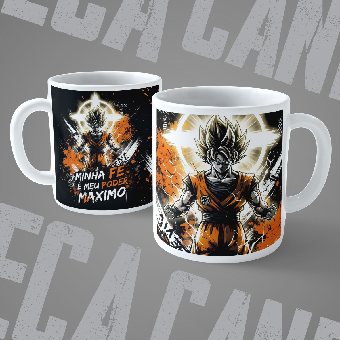 Nome do produto: Caneca Poder da Fé: Nível Máximo