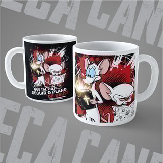 Caneca Pinky & Cérebro: O Plano Perfeito