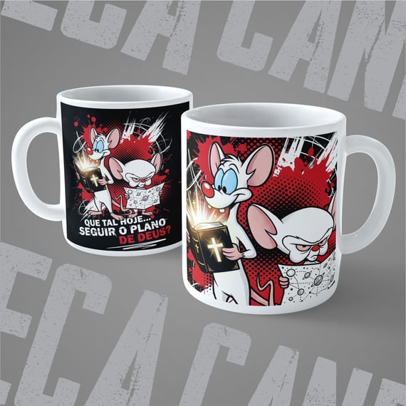 Caneca Pinky & Cérebro: O Plano Perfeito