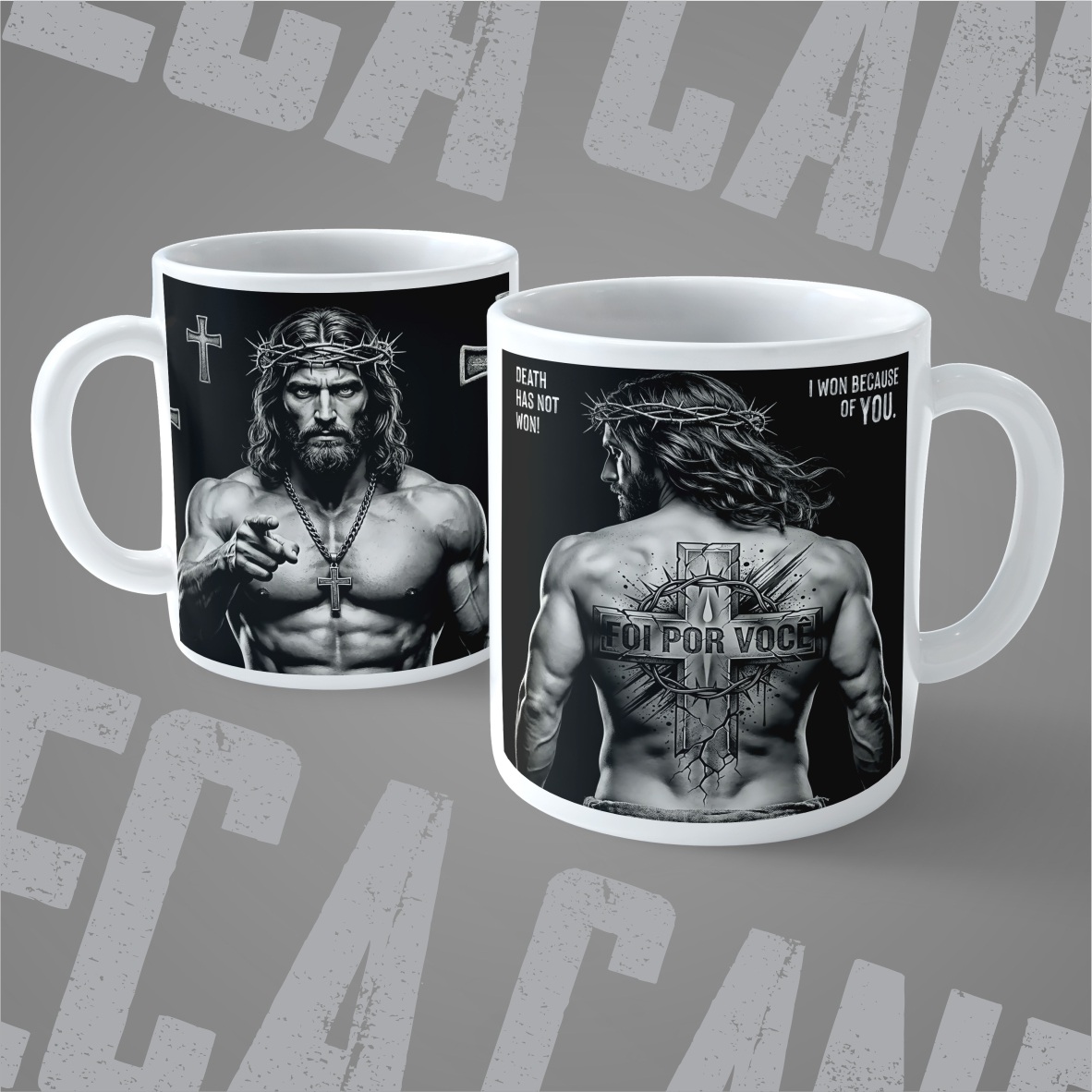 Nome do produto: Caneca Manifesto: Venci por Você