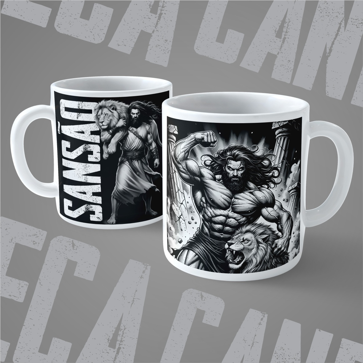 Nome do produto: Caneca Sansão: Força e Superação