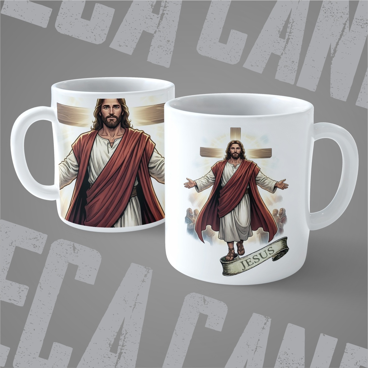 Nome do produto: Caneca Jesus: O Acolhimento Real