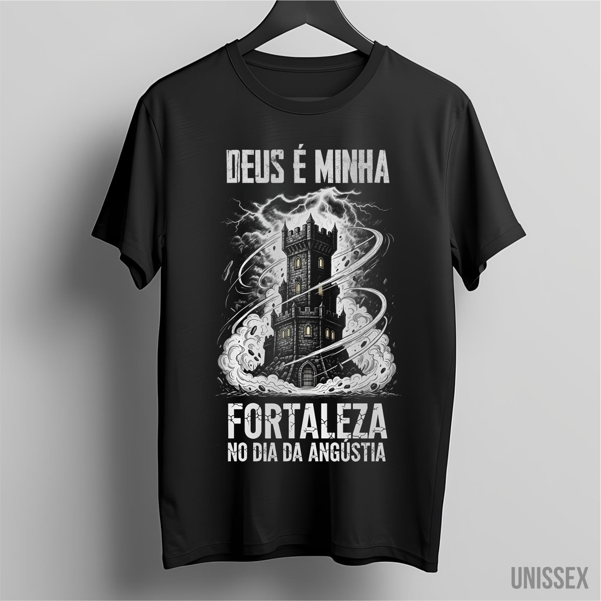 Nome do produto: Camiseta Unissex - Fortaleza Inabalável