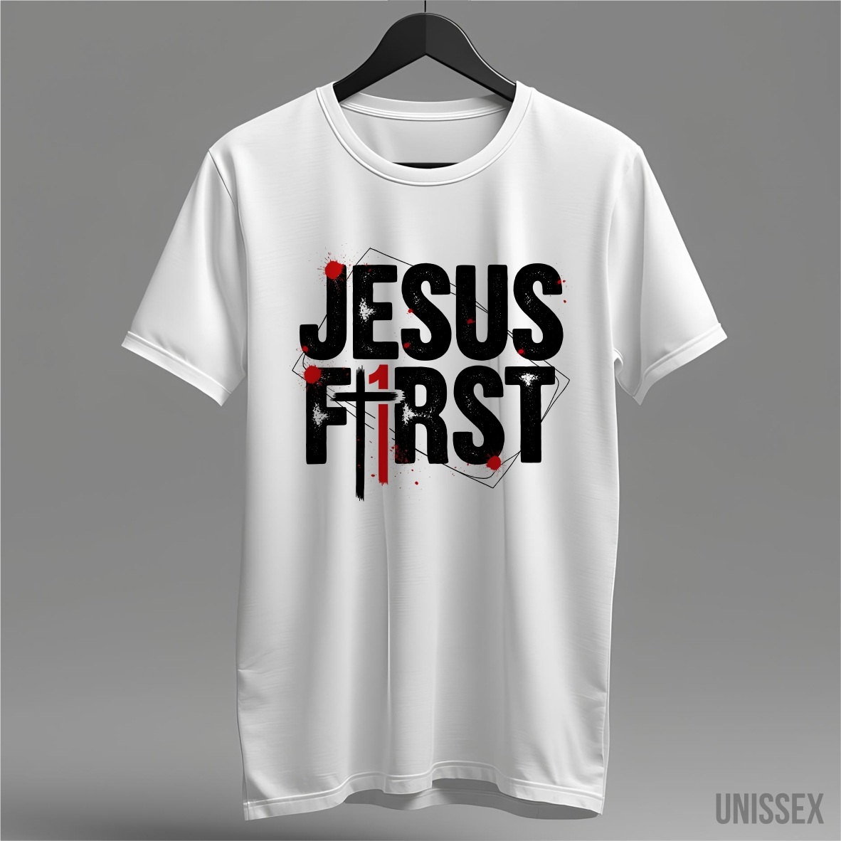 Nome do produto: Camiseta Unissex - Jesus First