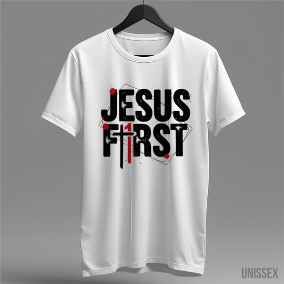 Camiseta Unissex - Jesus First