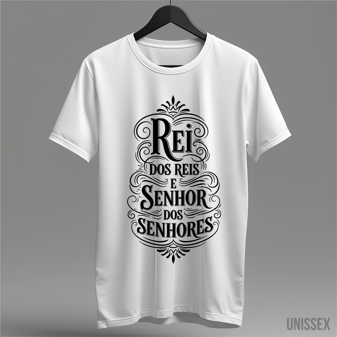 Nome do produto: Camiseta Unissex - Rei dos Reis