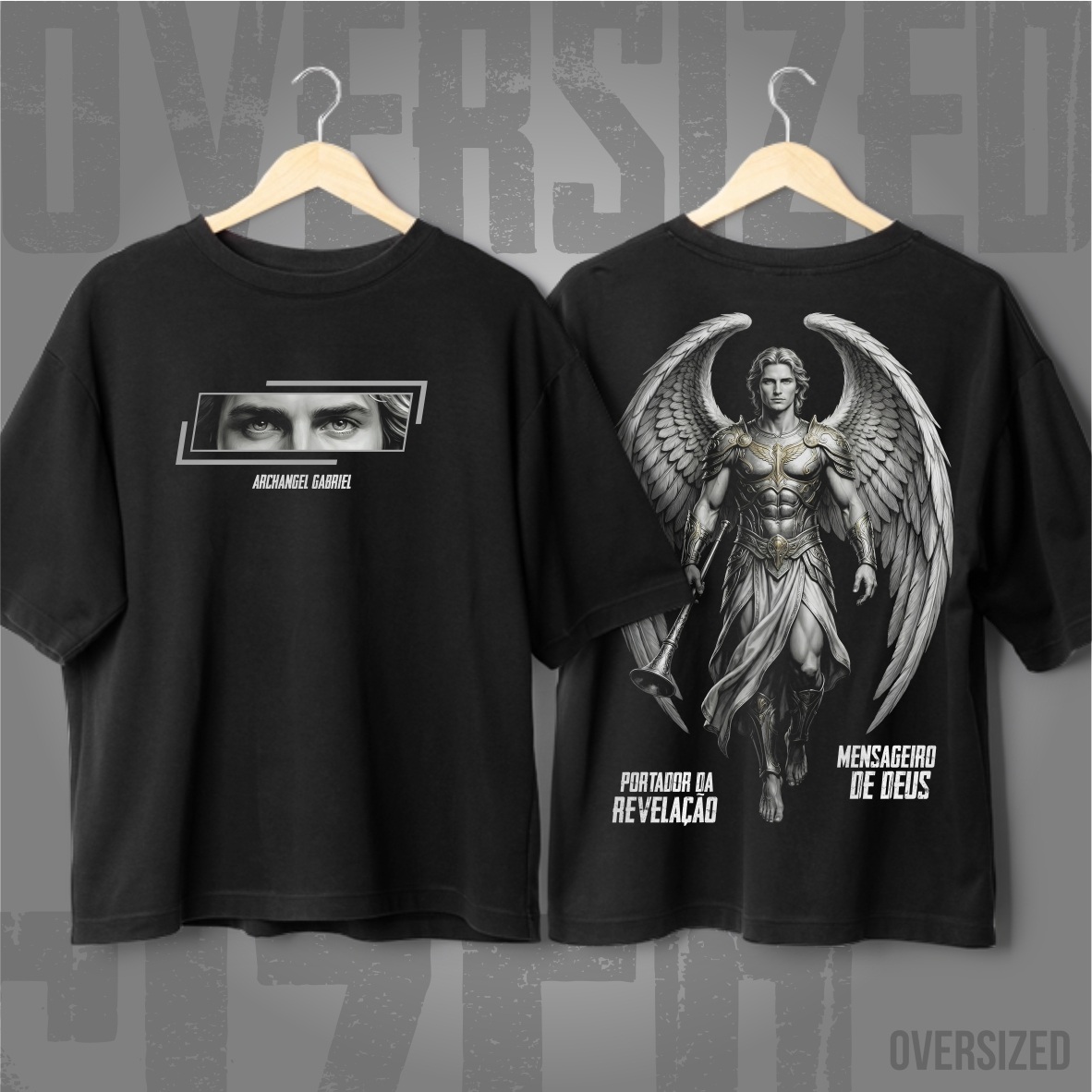 Nome do produto: Oversized - Arcanjo Gabriel: Portador da Revelação