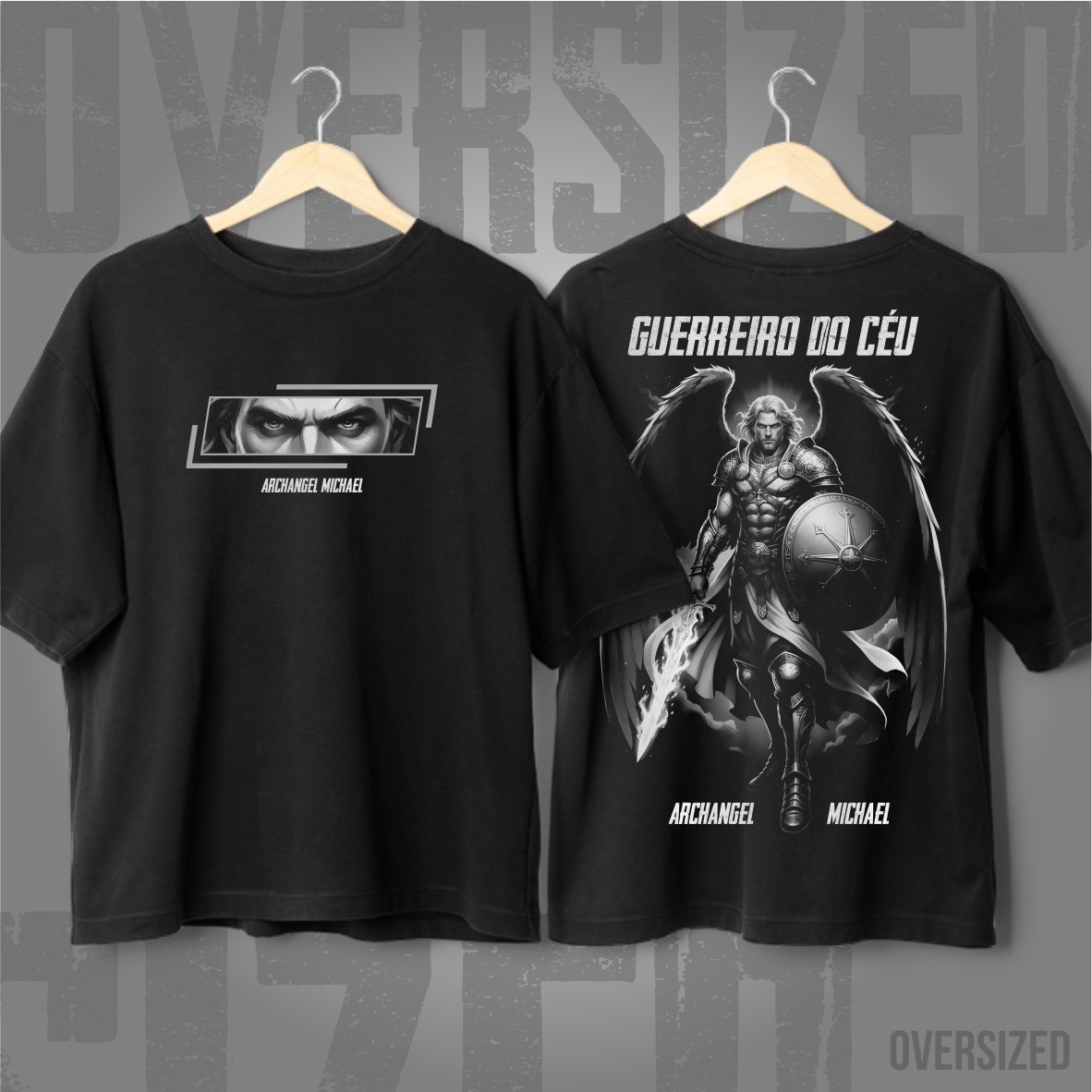 Nome do produto: Oversized - Arcanjo Miguel: O Guerreiro do Céu