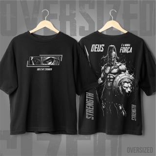Oversized - Spartan Faith: Deus é a minha Força