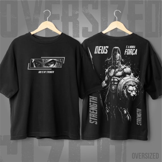 Oversized - Spartan Faith: Deus é a minha Força