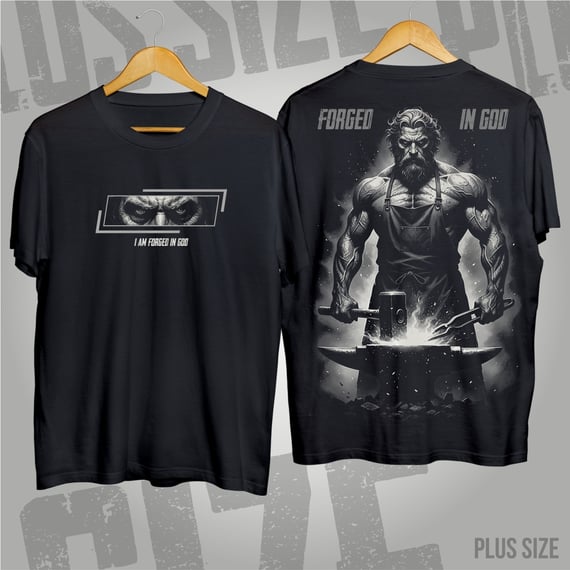 Plus Size - Forjado em Deus