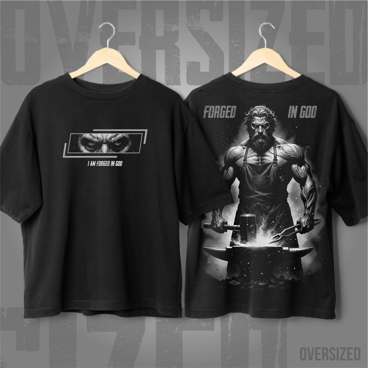 Nome do produto: Oversized - Forjado em Deus