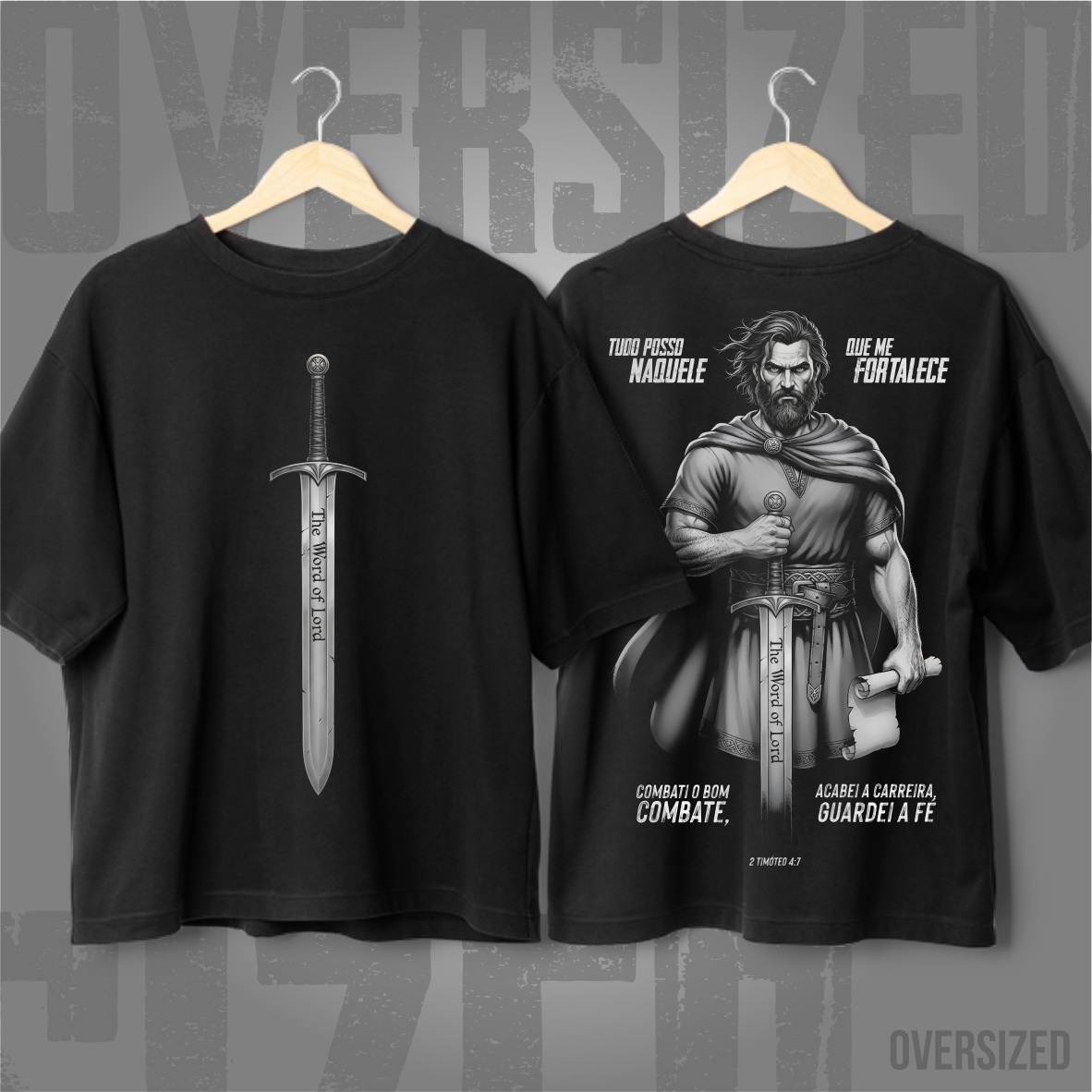 Nome do produto: Oversized - Apóstolo Paulo: O Bom Combate