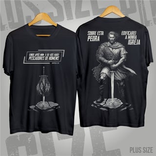 Plus Size - Apóstolo Pedro: Pescador e Rocha