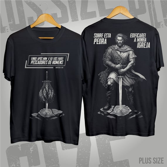 Plus Size - Apóstolo Pedro: Pescador e Rocha