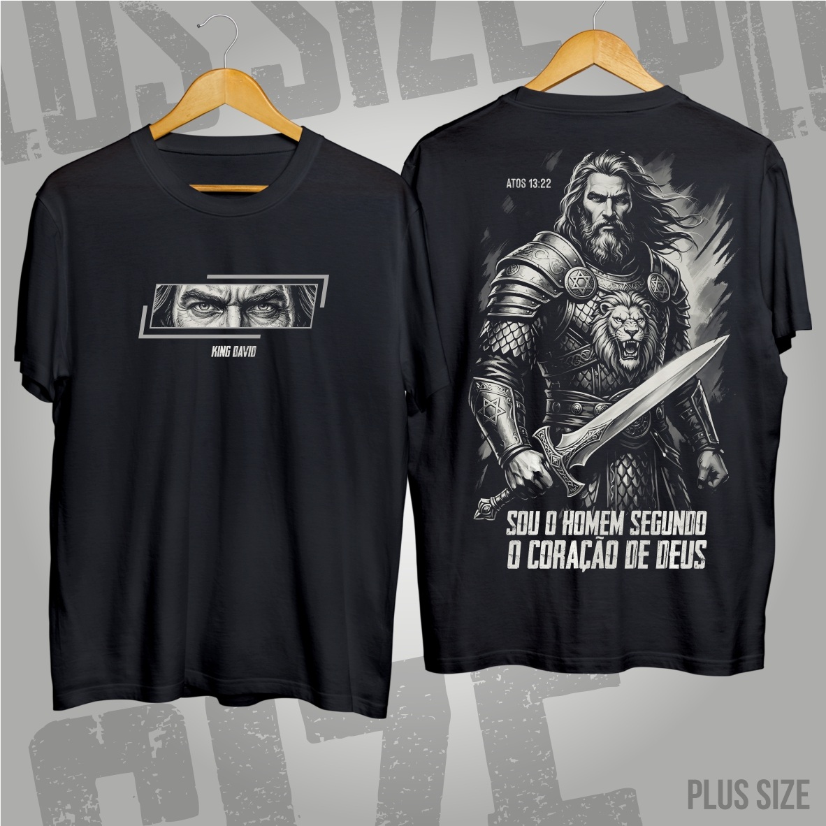 Nome do produto: Plus Size - Rei Davi: O Homem Segundo o Coração de Deus