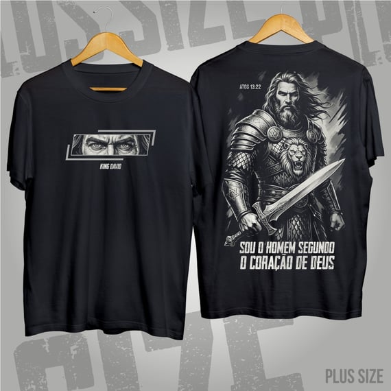 Plus Size - Rei Davi: O Homem Segundo o Coração de Deus