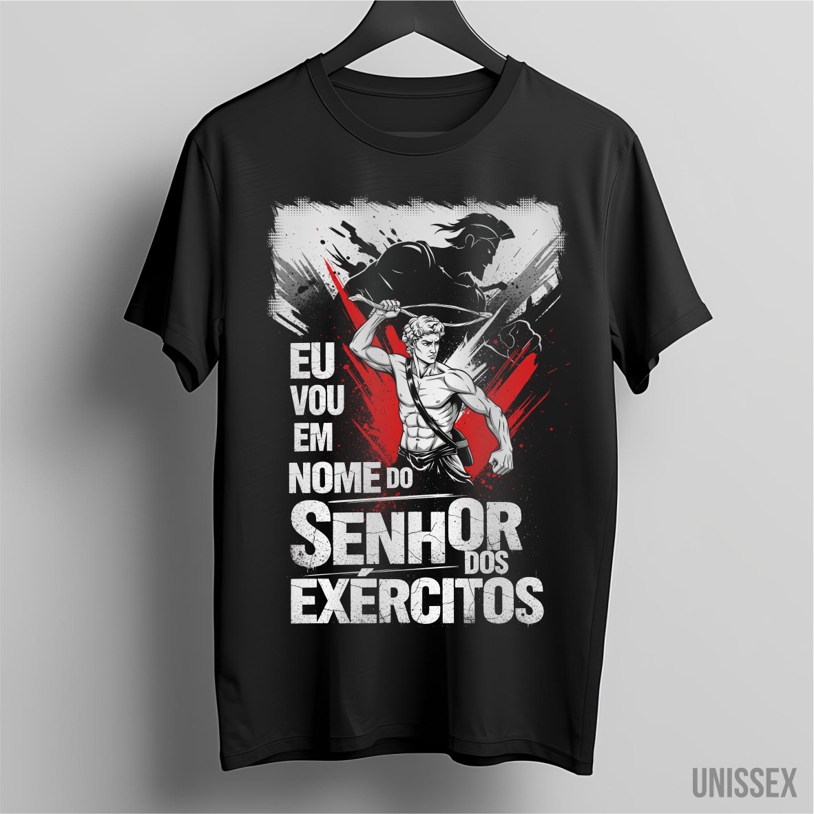 Nome do produto: Camiseta Davi: Senhor dos Exércitos
