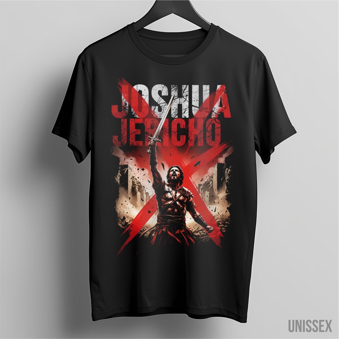 Nome do produto: Camiseta Joshua: A Queda de Jericó