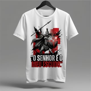 Nome do produto Camiseta O Senhor é o Meu Escudo