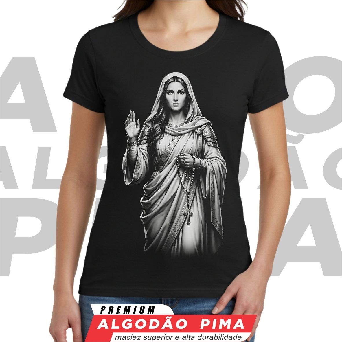 Nome do produto: Baby Long - Maria: Graça e Devoção