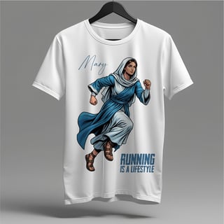 Camiseta Maria: Jornada e Fé