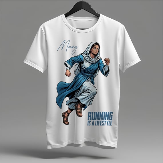 Camiseta Maria: Jornada e Fé