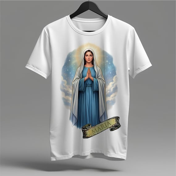 Camiseta Maria: Luz da Devoção