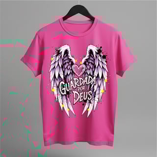 Camiseta Guardada por Deus: Fé e Proteção